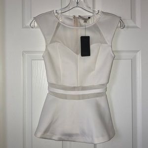 Guess xs white top